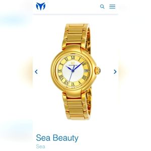 TechnoMarine Sea Lady 32 mm Stainless Steel Gold